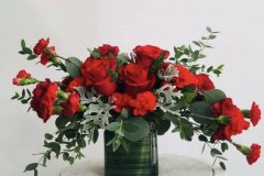 Valentine Red Vase Arrangement, Starting @ $120